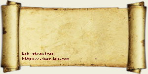 Biljana Vidojević vizit kartica